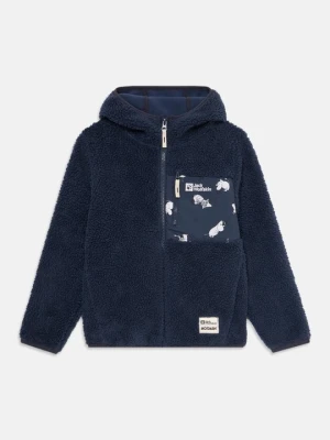 Kurtka z polaru Jack Wolfskin granatowy
