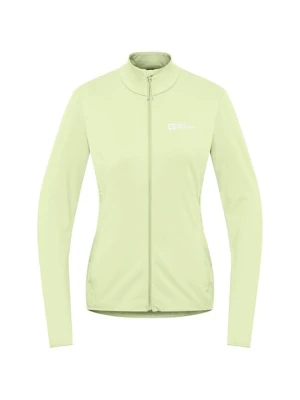 Kurtka z polaru Jack Wolfskin jasnozielony