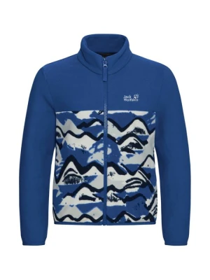 Kurtka z polaru Jack Wolfskin niebieski