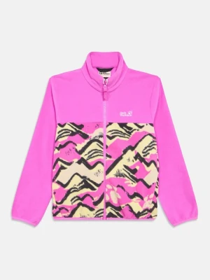 Kurtka z polaru Jack Wolfskin różowy