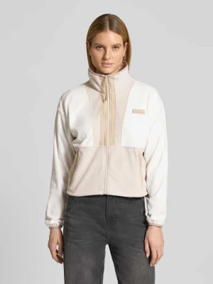 Kurtka z polaru krótka z naszywką z logo model ‘Backbowl™’ Columbia