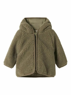 Kurtka z polaru Lil' Atelier khaki