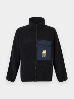 Kurtka z polaru Maison Kitsuné czarny