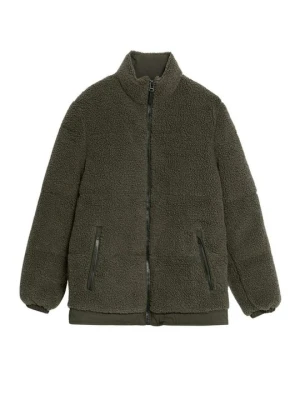 Kurtka z polaru Marks & Spencer khaki