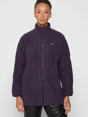 Kurtka z polaru Mountain Hardwear fioletowy