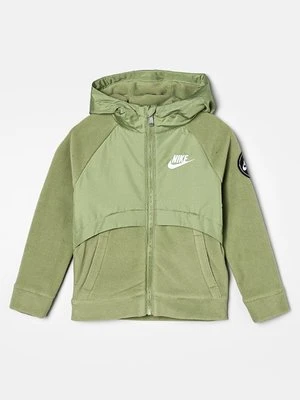 Kurtka z polaru Nike zielony