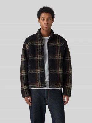 Kurtka z polaru o kroju boxy fit ze stójką model 'NOLAN' Levi's Czarny