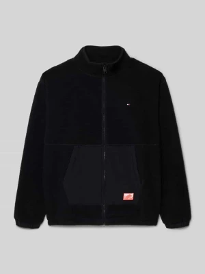 Kurtka z polaru o kroju regular fit z dodatkiem bawełny Tommy Hilfiger Teens