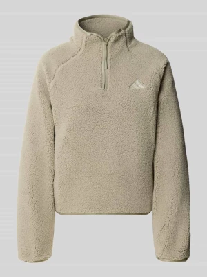 kurtka z polaru o kroju regular fit ze stójką Adidas Jasnoszary
