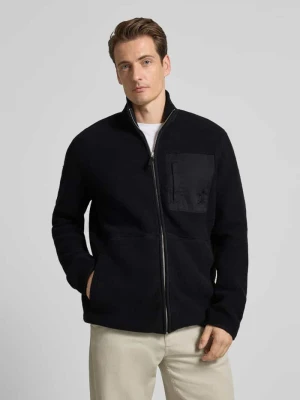 Kurtka z polaru o kroju relaxed fit z czystej bawełny model ‘FLAABO’ ARMEDANGELS