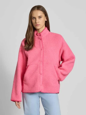 Kurtka z polaru o kroju relaxed fit ze stójką model ‘VERA’ JJXX