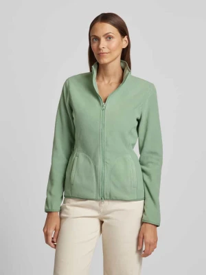 Kurtka z polaru o kroju shaped fit ze stójką Christian Berg Woman