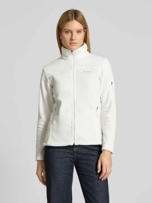 Krój slim fit Kurtka z polaru z kieszenią na rękawie Model 'Fast Trek™ II' Columbia Biały
