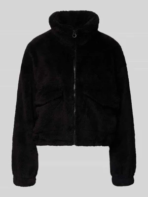 Kurtka z polaru o luźnym kroju ze stójką model ‘ANNA CONTACT’ Only