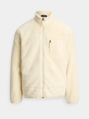Kurtka z polaru Polo Ralph Lauren mleczny