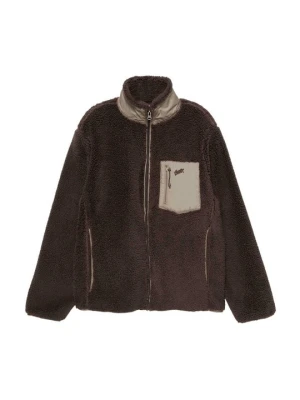 Kurtka z polaru PULL&BEAR brązowy