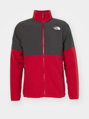 Kurtka z polaru The North Face ciemnoczerwony