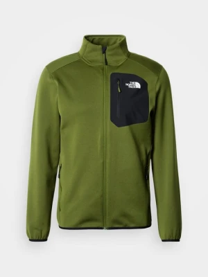 Kurtka z polaru The North Face ciemnozielony
