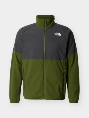Kurtka z polaru The North Face ciemnozielony