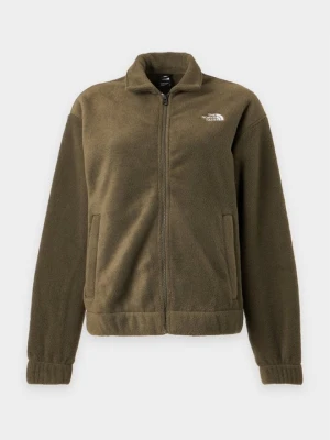 Kurtka z polaru The North Face oliwkowy