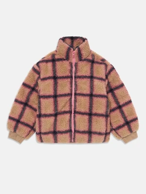Kurtka z polaru Tommy Hilfiger jasny brąz