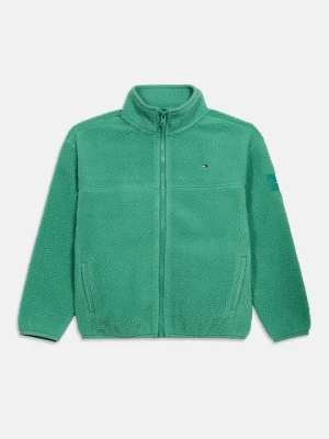 Kurtka z polaru Tommy Hilfiger zielony