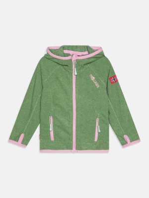 Kurtka z polaru Trollkids khaki