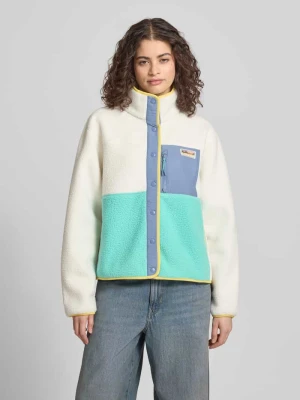 Kurtka z polaru z Brustasza i Naszywka z logo Superdry