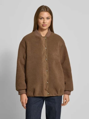 Kurtka z polaru z listwą guzikową model ‘Hulda’ Opus