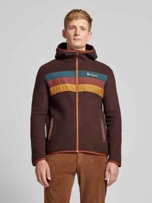 Kurtka z polaru z nadrukiem z logo model ‘TECA’ Cotopaxi Jasnobrązowy