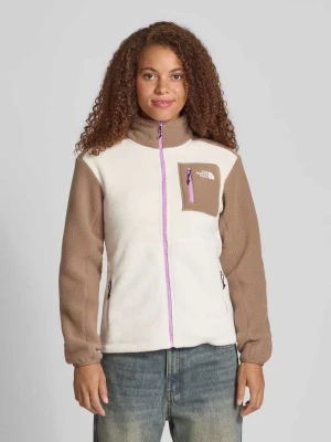 Kurtka z polaru ze stójką i wyhaftowanym logo model ‘Yumiori’ The North Face