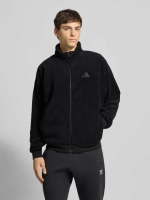 Kurtka z polaru ze stójką i zamkiem błyskawicznym adidas Sportswear