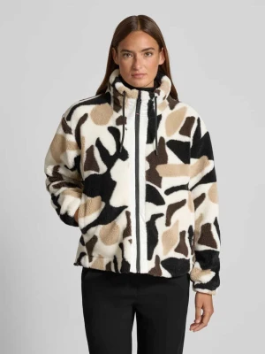 Kurtka z polaru ze stójką model ‘NINETTA3’ Fire + Ice