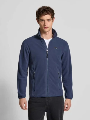 Kurtka z polaru ze stójką Superdry Granatowy