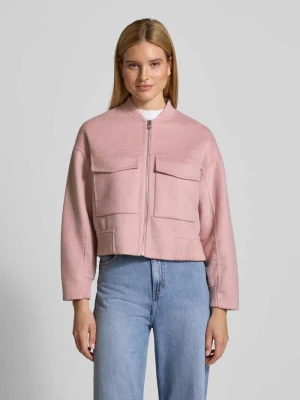 Kurtka z prążkowanymi wykończeniami model ‘Hiso’ Opus