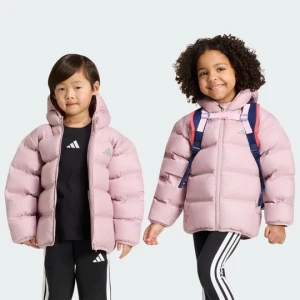 KURTKA Z SYNTETYCZNEGO PUCHU Adidas fioletowy