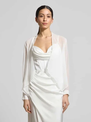 Kurtka z szyfonu o kroju bez zapięcia Vera Mont