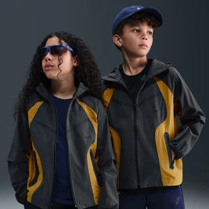 Kurtka z tkaniny dla dużych dzieci (chłopców) Nike Tech - Szary