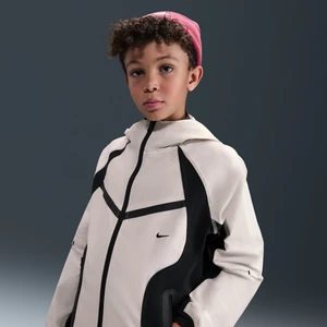 Kurtka z tkaniny dla dużych dzieci (chłopców) Nike Tech - Szary