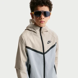 Kurtka z tkaniny dla dużych dzieci (chłopców) Nike Tech - Szary