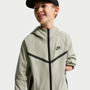 Kurtka z tkaniny dla dużych dzieci (chłopców) Nike Tech - Zieleń