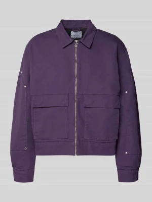 Kurtka z wełny z kieszeniami z patką model ‘DOGMA WORK JACKET’ Edwin