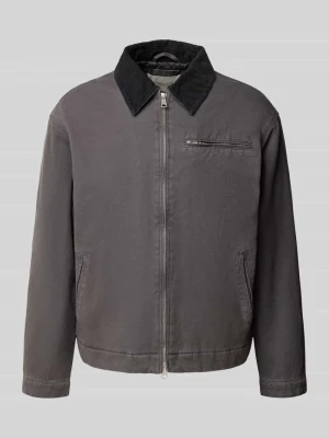 Kurtka z wpuszczanymi kieszeniami model 'CHAMBERI' Jack&Jones Grafitowy