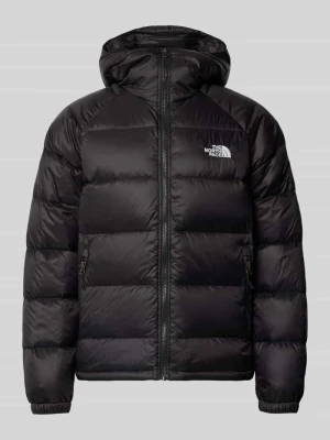 Kurtka z wyhaftowanym logo i kapturem The North Face Czarny