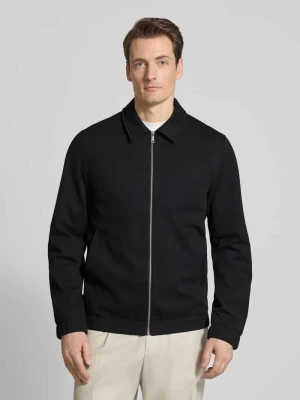 Kurtka z wykładanym kołnierzem i zamkiem błyskawicznym lindbergh