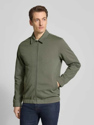 Kurtka z wykładanym kołnierzem i zamkiem błyskawicznym lindbergh