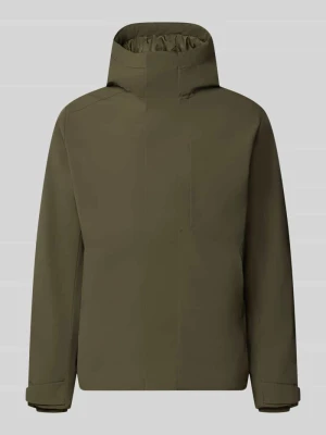 Kurtka z zakrytym zamkiem błyskawicznym model 'KEEN' Jack&Jones Ciemnozielony