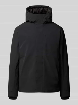 Kurtka z zakrytym zamkiem błyskawicznym model 'KEEN' Jack&Jones czarny