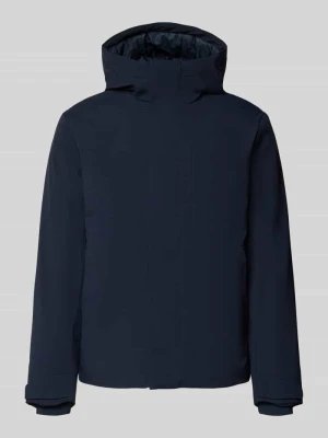 Kurtka z zakrytym zamkiem błyskawicznym model 'KEEN' Jack&Jones Granatowy