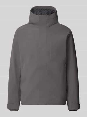 Kurtka z zakrytym zamkiem błyskawicznym model 'KEEN' Jack&Jones Jasnoszary